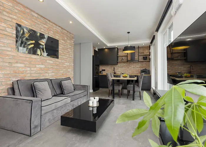 Milionowa Loft Apartment With Parking In Lodz By Noclegi Renters